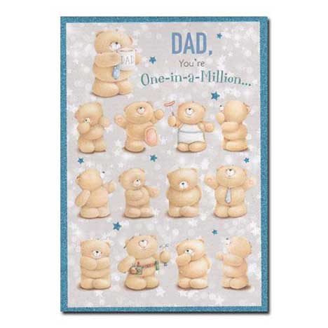 Dad One-in-a-Million Forever Friends Father's Day Card